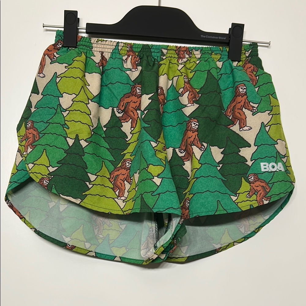 BOA Women's Bigfoot 1" Elite Split Shorts - Athletic Shorts Sasquatch, Large